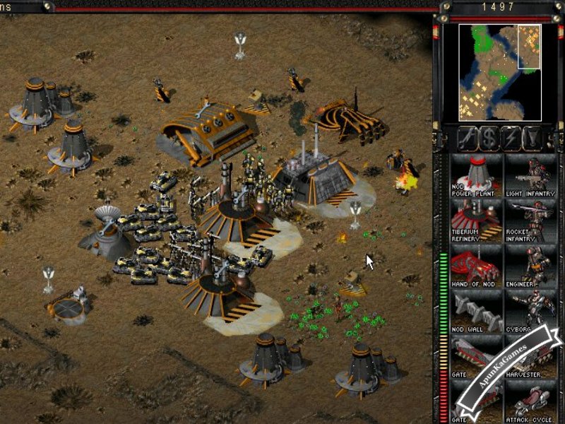 Command furthermore Conquer Tiberian Sun Screenshots