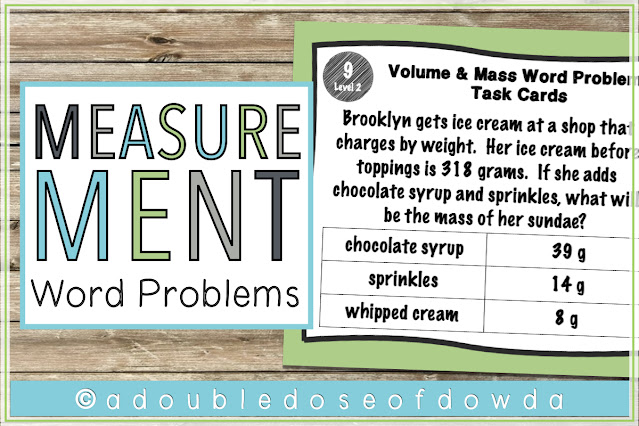 How to Teach Metric Measurement for Third Grade - Measurement Word Problems