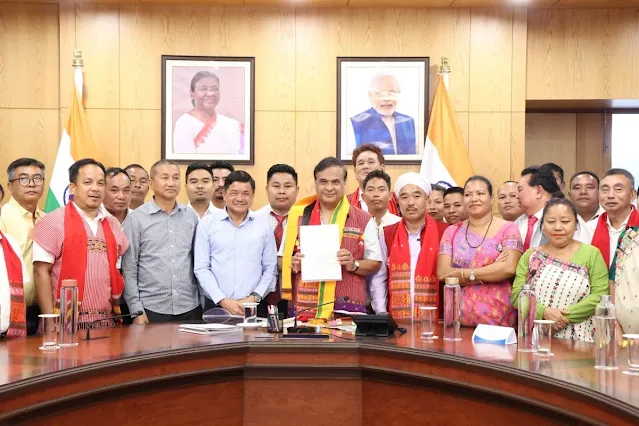 Assam CM Holds Talks with FHASM Alliance, Proposes Tripartite Dialogue