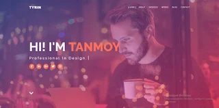 Tyrin blogger template 2019