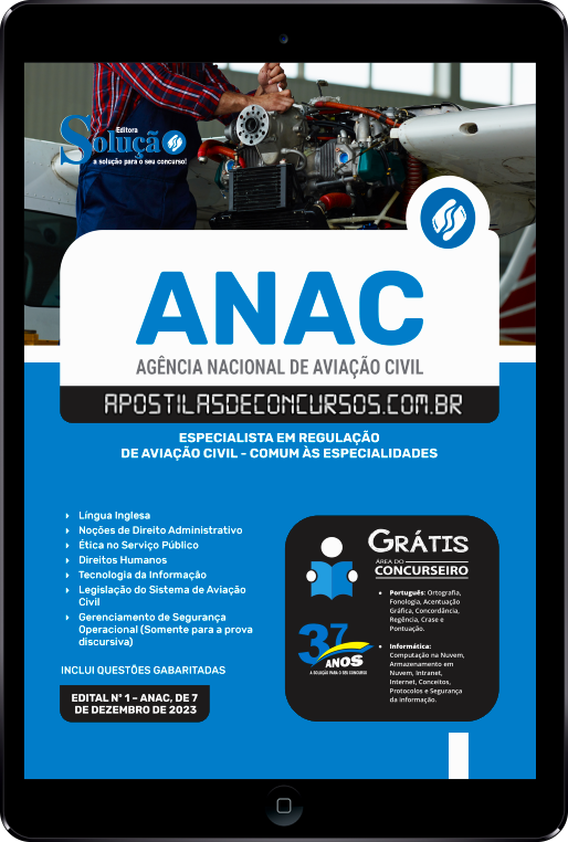 Apostila ANAC 2023 PDF Download Especialista em Regulação de Aviação Civil