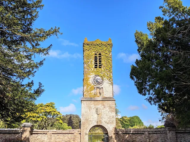 Clock tower in St. Anne's Park in Dublin