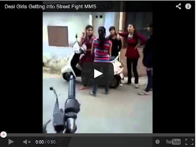 Desi Girls Getting into Street Fight MMS