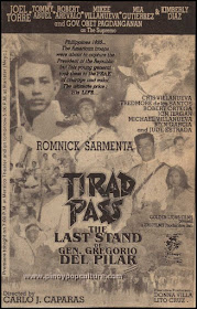 Gregorio Del Pilar, movies, Romnick Sarmenta, Tirad Pass: The Last Stand of Gen. Gregorio del Pilar