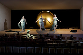 Wagner: The Ring - Semperoper, Dresden - Christiane Kohl (Woglinde), Simone Schröder (Flosshilde), Sabrina Kögel (Wellgunde), Janina Baechle (Erda) (Photo © Klaus Gigga)