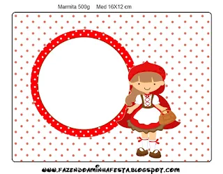 Little Red Riding Hood Party, Free Printable Labels.