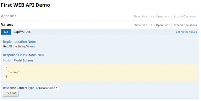API comments are shown in Swagger