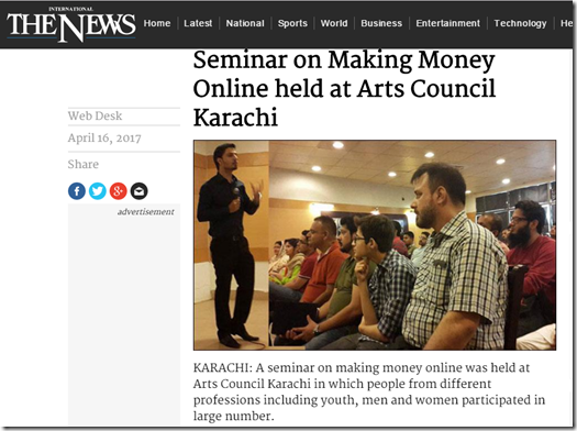 THE NEWS On "Bloggers Community Conference"