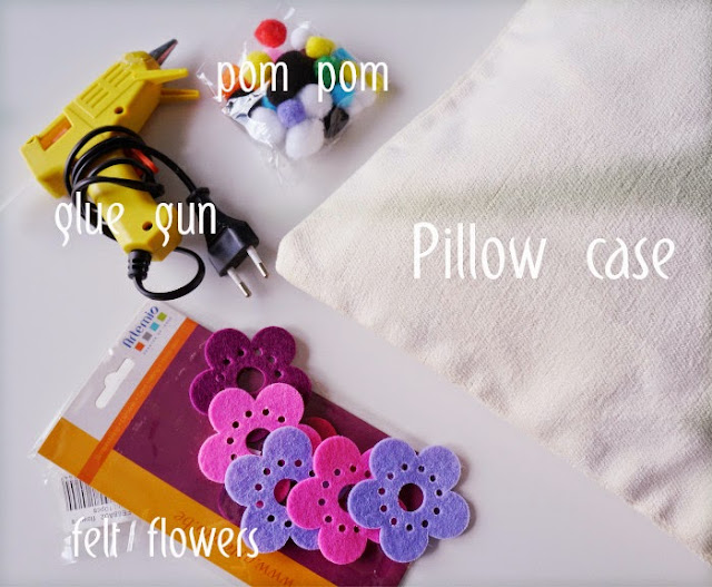 DIY pillow case-materials