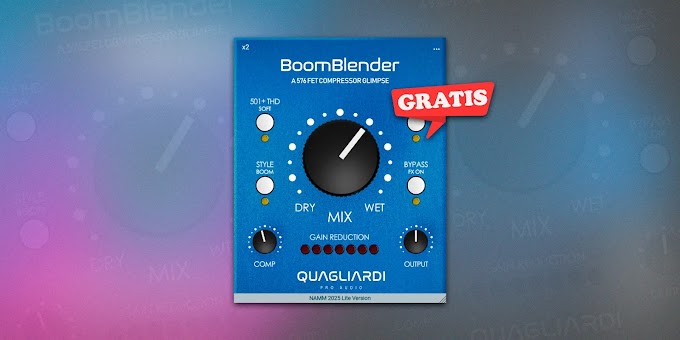 BoomBlender lite - Quagliardi Audio | Plugin VST Descarga Gratis