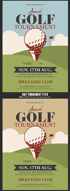  Golf Tournament Flyer Template