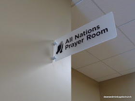 all nations prayer room sign