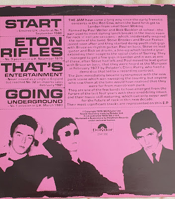 The Jam 4 Side Effects EP Australian disc