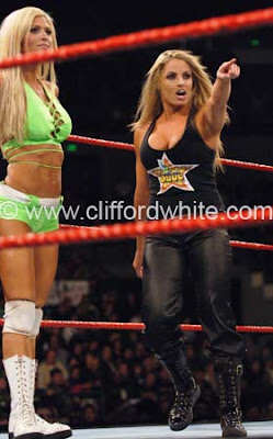 Trish Stratus , the hot WWE diva