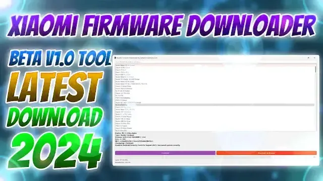 Xiaomi Firmware Downloader Beta Xiaomi Firmware Downloader Beta