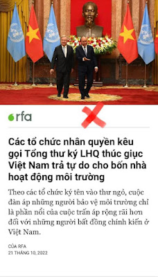  THÊM MỘT THẤT BẠI NỮA CỦA CÁC TỔ CHỨC GẮN NHÃN “NHÂN QUYỀN”