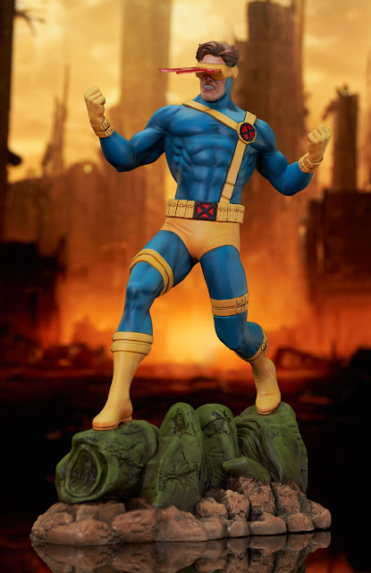 Diamond Select Marvel Gallery Comic Cyclops PVC Diorama 01