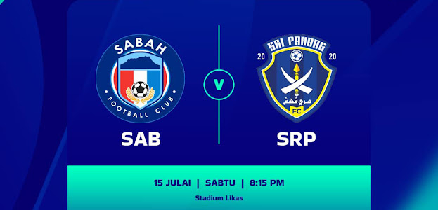 Live Streaming Sabah vs Sri Pahang 15.7.2023