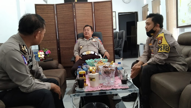 Dirlantas Polda Sulsel Memberikan Arahan Kepada Personil Polres Kep. Selayar