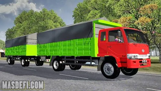 Mod Truck UD Nissan PK260 Bak Gandeng