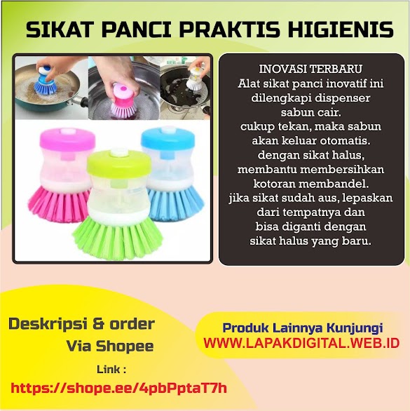 Murah meriah alat ini lebih praktis untuk membersihkan panci