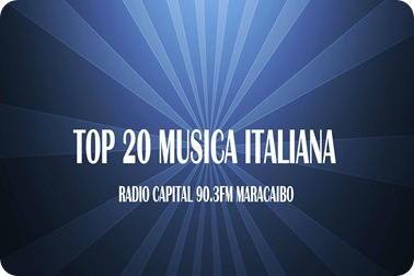 TOP 20 MUSICA ITALIANA