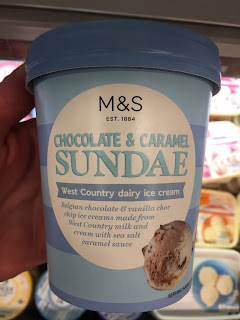 marks and spencer chocolate and caramel sundae ice cream