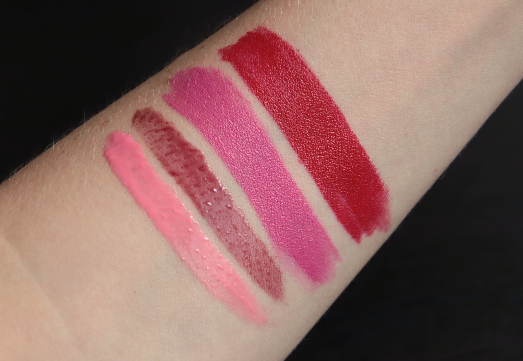 Laura Mecier Levres Glacées Classique Pink Black Cherry rouge essentiel classique pink rouge ultime swatch