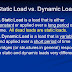 Static and dynamic loading