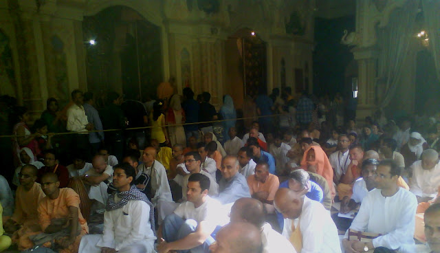 Sankarshan Das Bhagavatam Class at Krishna Balaram Mandir