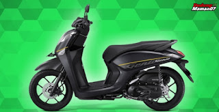 Motor Genio Matic CBS Warna Hitam