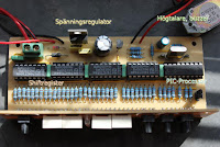 Elektronisk klocka med en pic-processor som grund för tidsräkning.