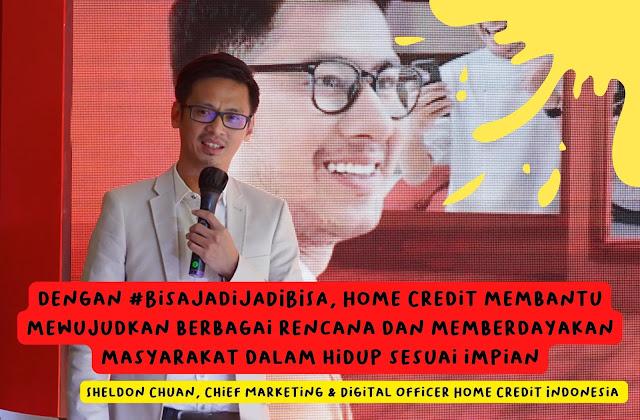 Bapak Sheldon Chuan selaku Chief Marketing & Digital Officer Home Credit Indonesia
