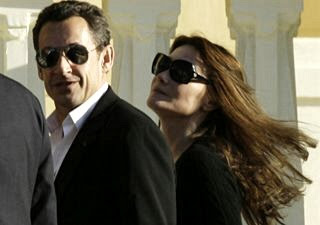 Carla Bruni and Nicolas Sarkozy