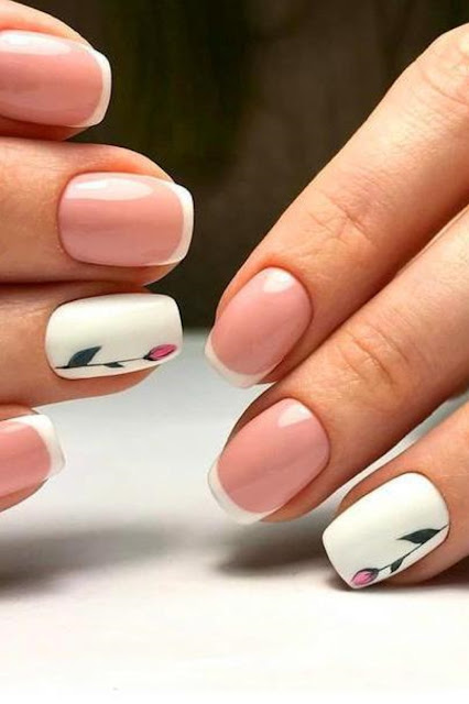 Beautiful Flower Nail Art Designs & Ideas (Nail Art-Pink)