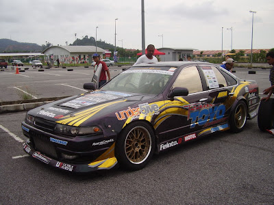 Team Toyo Drift's drifting machine