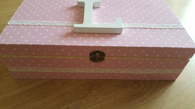 Fabric Covered Wooden Box