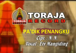 Lirik Lagu Toraja Pa'dik Penangku (Ety Mangiding)