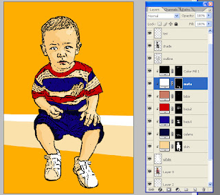 kartun dengan photoshop