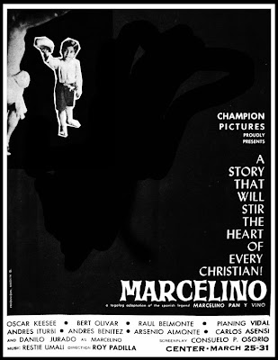 of Marcelino 1955 Stars Pablito Calvo Directed by Ladislao Vajda