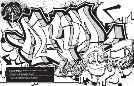 Graffiti Sketches : Graffiti Coloring Pages Design