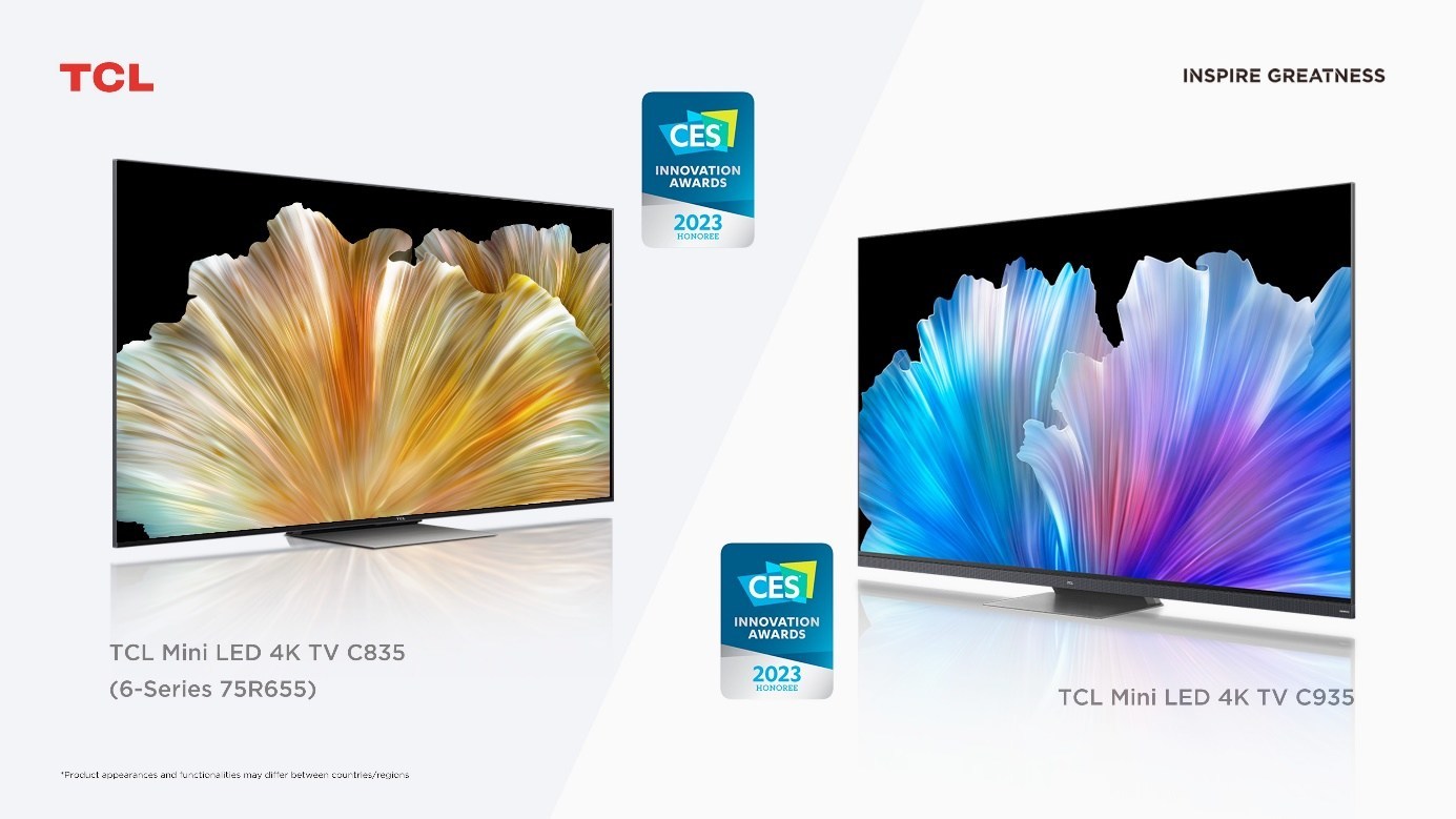 TCL Wins Two CES 2023 Innovation Awards, Reaffirming its Leadership in Display Technology