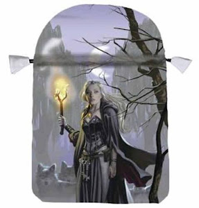 Witches Moon Satin Tarot Bag