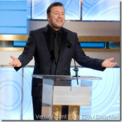 Ricky Gervais @ Golden Globes 2010