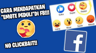 Cara Menggunakan Emote Peduli di Facebook