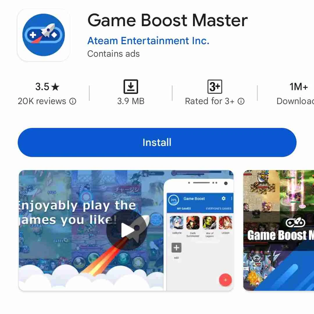 Game Boost Master best gaming booster app