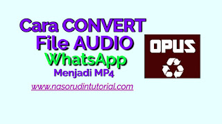 Convert File Opus Ke mp4