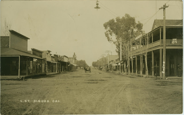 Dinuba circa 1907.  George Besaw