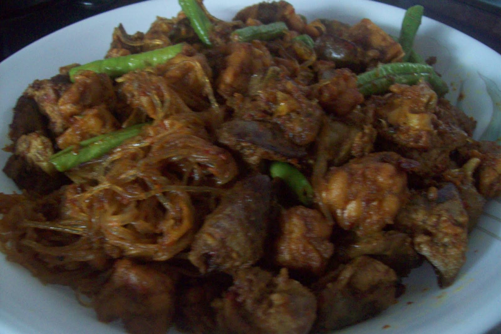 DAPUR MOLEK: Sambal hati tempe goreng pedas b'rempah.