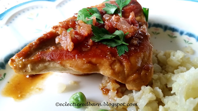 Eclectic Red Barn: Chicken with Maple Bacon Glaze